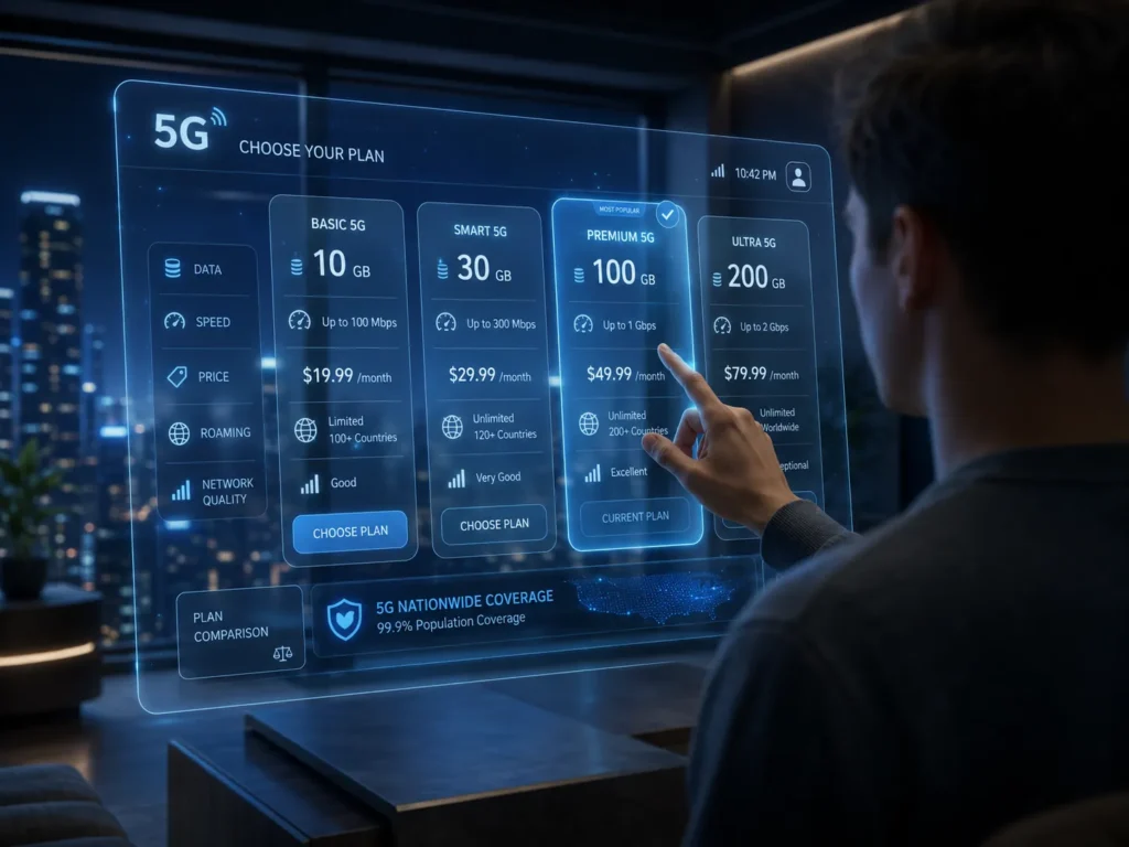 Beste 5G Tarife vergleichen nach Datenvolumen, Preis und Netzqualität